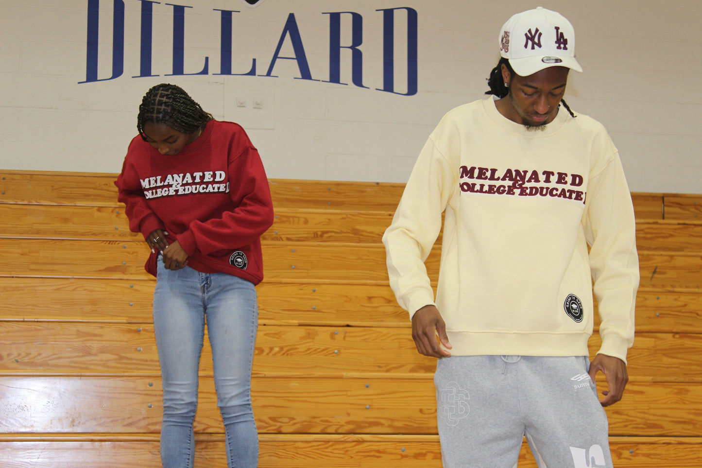 Melanated & College Educated Crewneck-Cookie Sundae